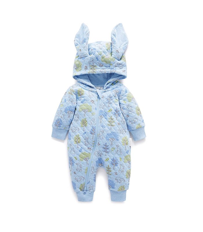 Bunny Quilted Growsuit